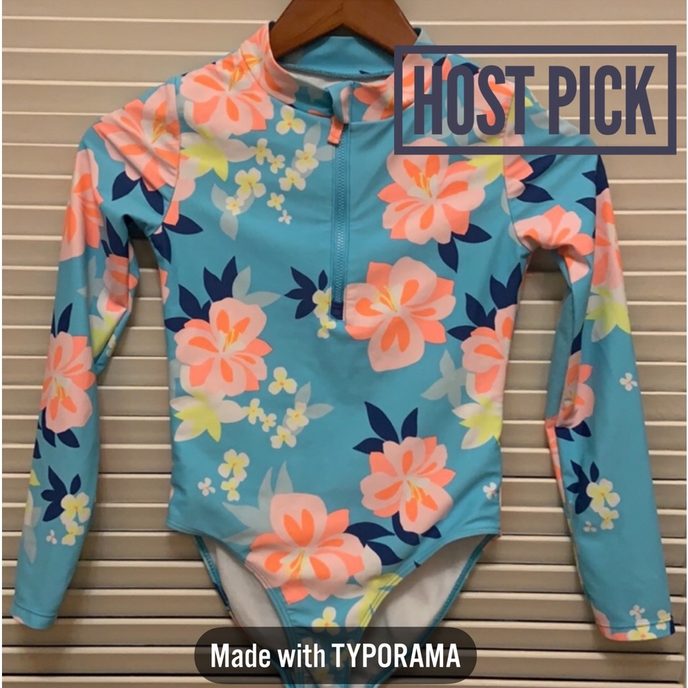 🎉HP🎉 Carter’s Swimsuit, Floral Pattern
